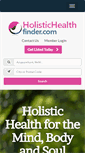 Mobile Screenshot of holistichealthfinder.com
